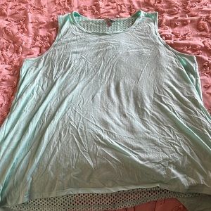 Mint green athletic tank